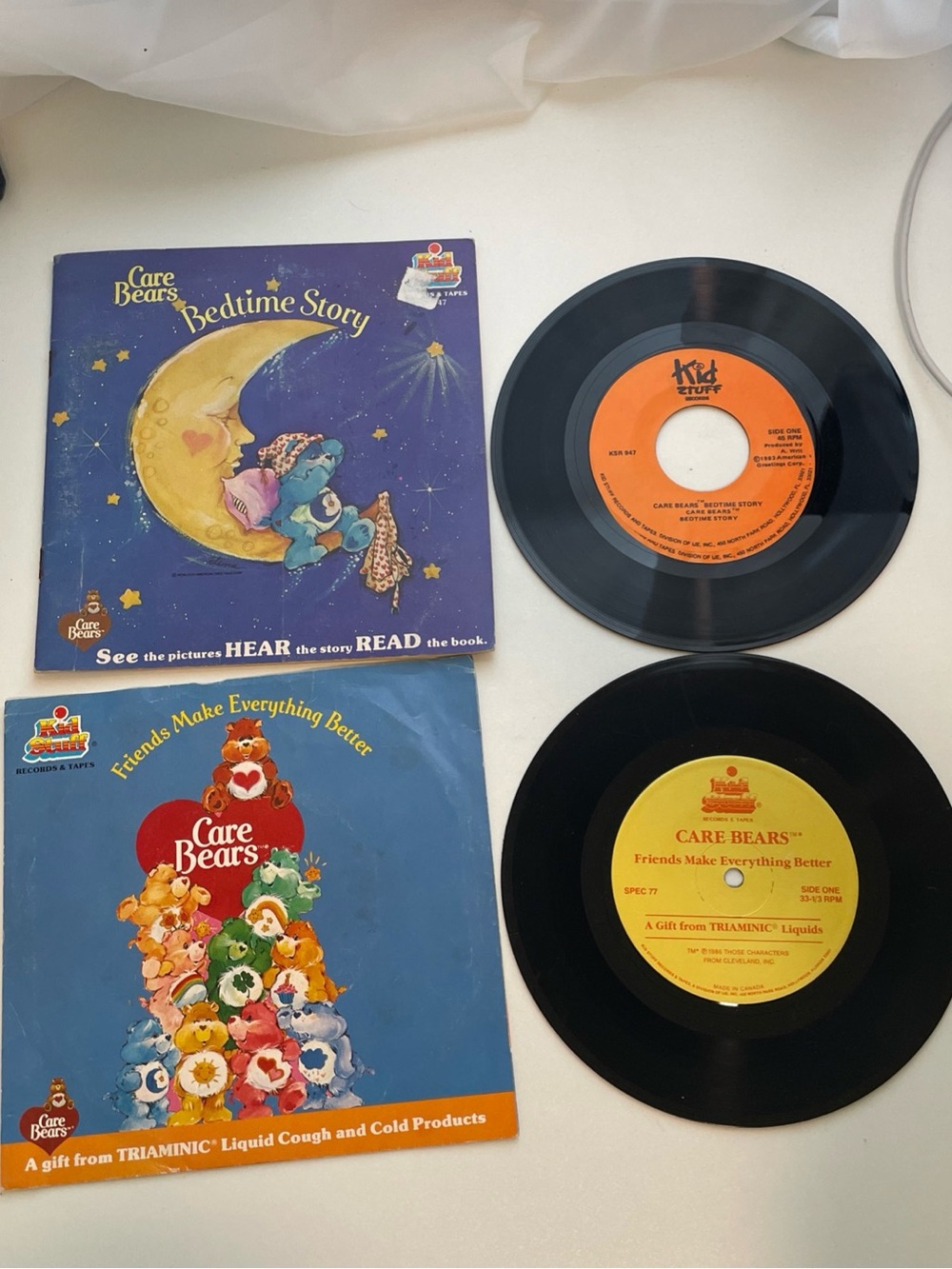 Care Bears Bedtime Story, Friend make everything better Record Set